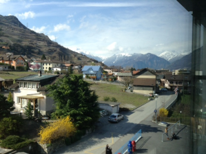 Suisse saxon paysage